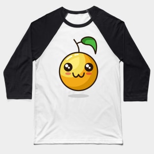 cute emoji orange react Baseball T-Shirt